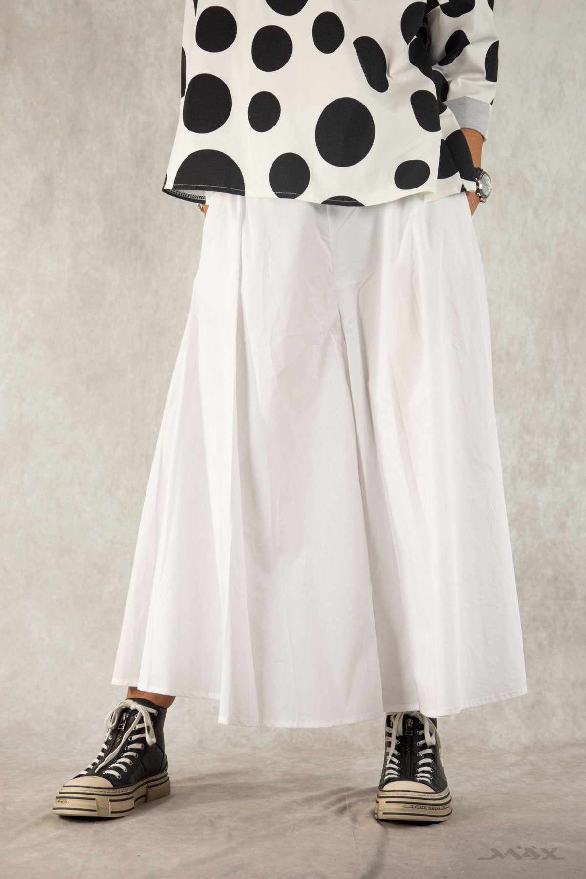 Eleganter Hosen-Rock aus Baumwolle Gr. Onesize (38-42)