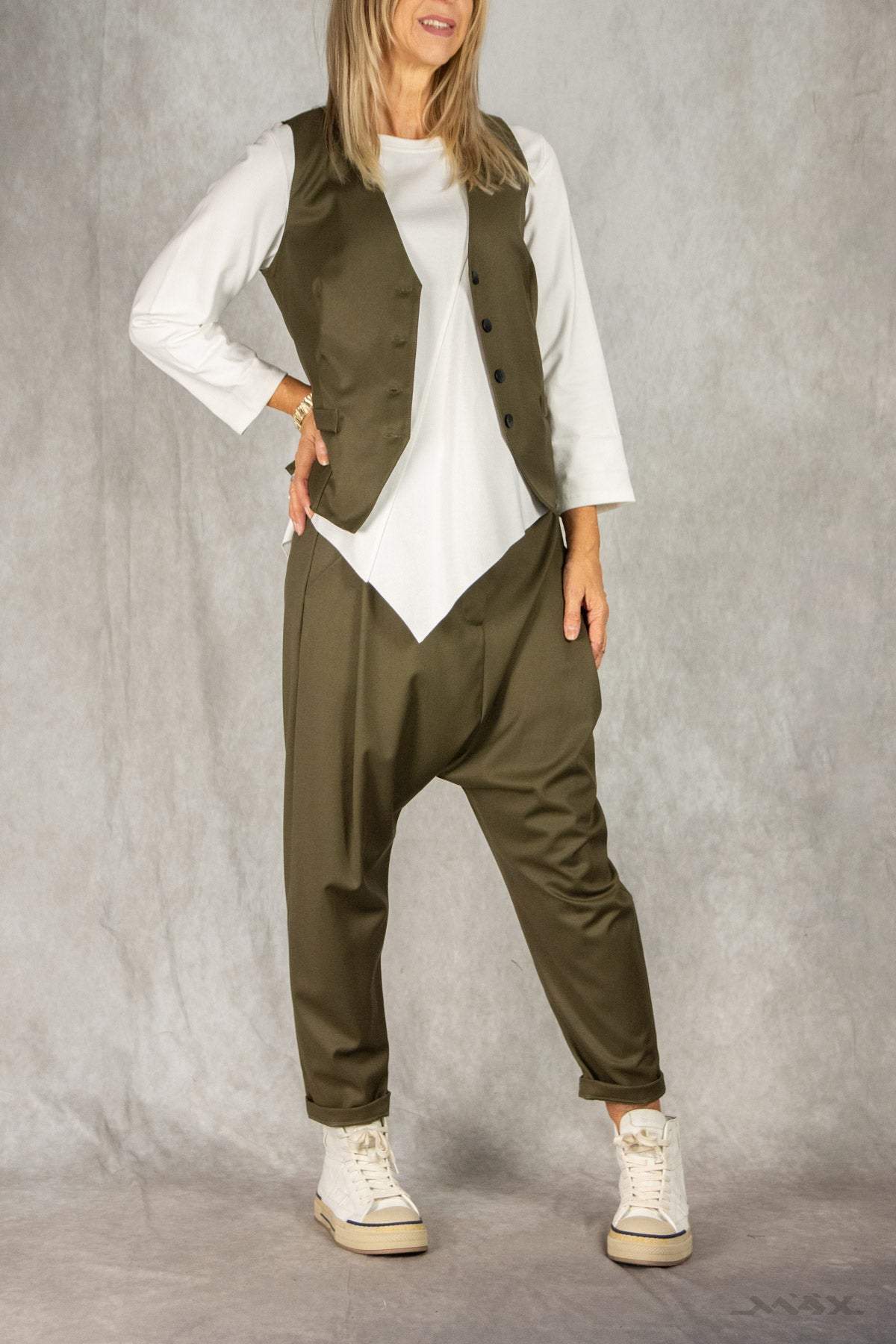Weste khaki Gr. onesize (36-40)